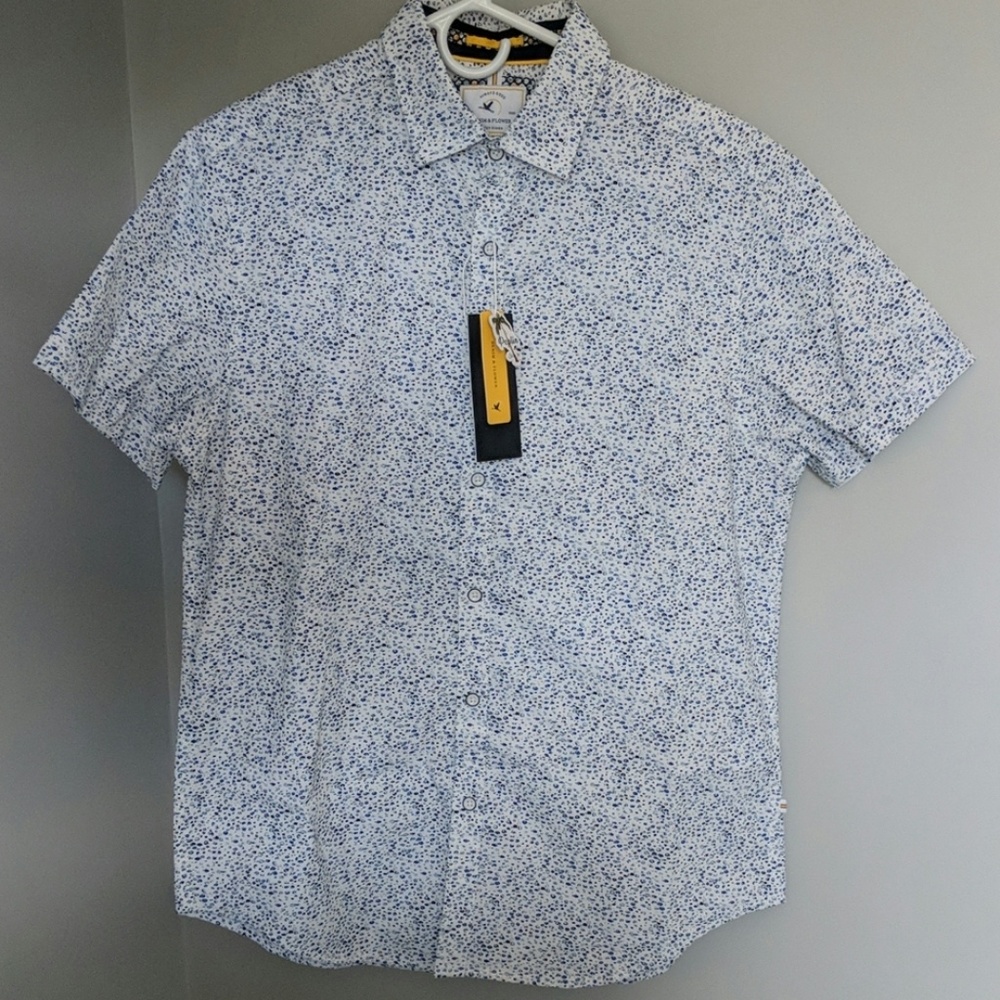 Pebble Spot Men's Button Up
